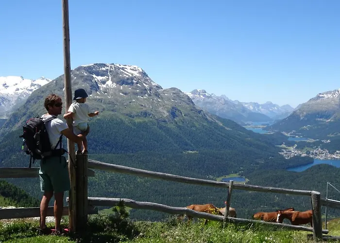 Chesa Sonnenuhr Apartman Madulain